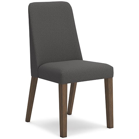 Lyncott Charcoal Upholstered Dining Chair