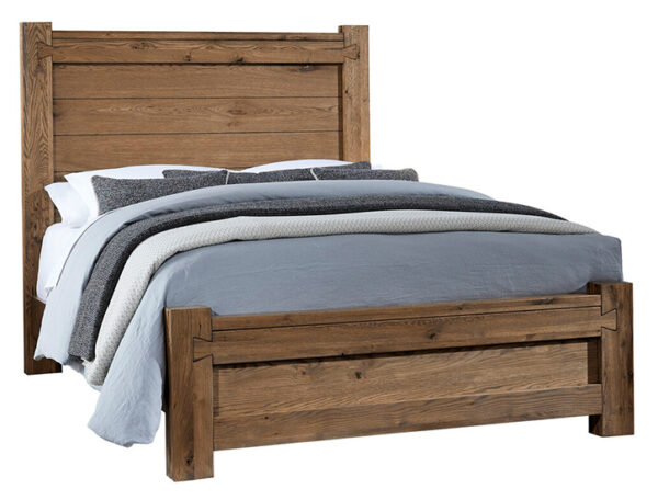 Dovetail Natural King Poster Bed