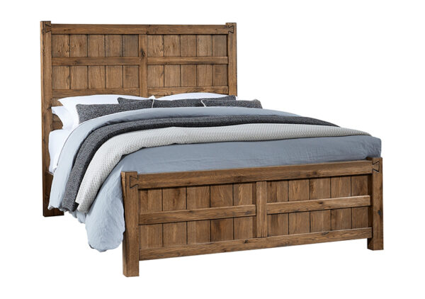 Dovetail Natural Board and Batten Queen Bed
