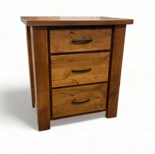 High Country 3 Drawer Nightstand