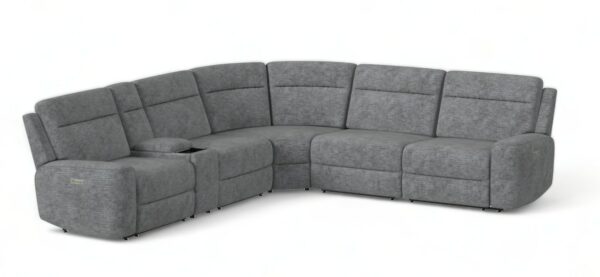 70309HM Lucie Dove 6-Piece Reclining Sectional